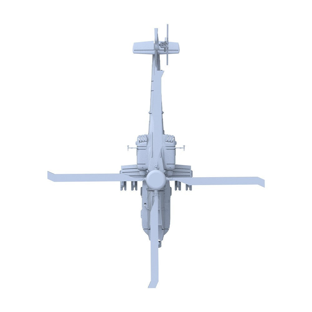 Yao's Studio LYR400229 1/400 Military Model Kit US Attack helicopter AH-64D