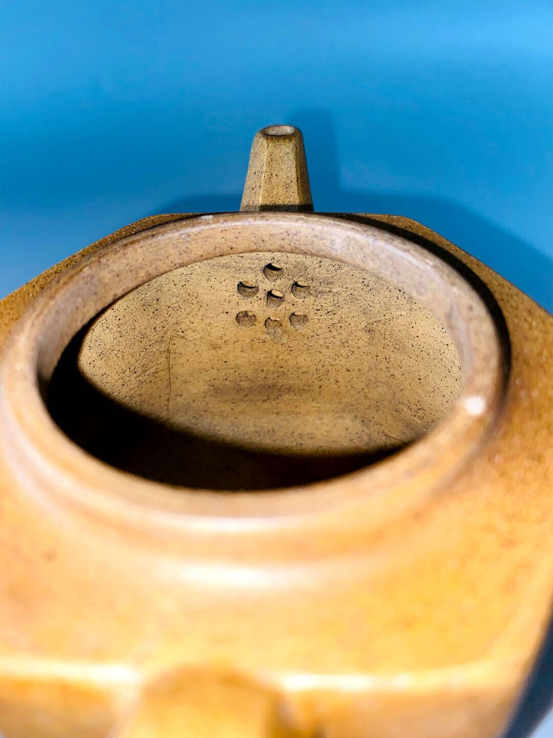 Chinese Yixing Zisha Clay Handmade Exquisite Teapot(六方壶 底款:尹益中制)