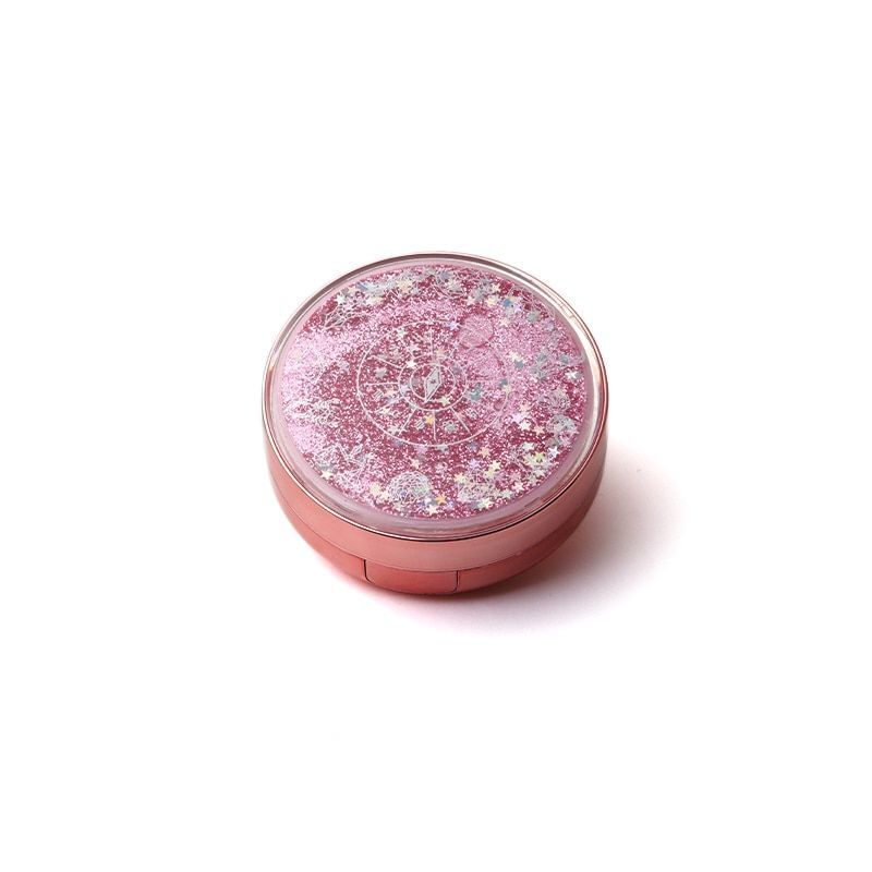 Contact Lens Case Fashion Portable Glitter Bling Stars Eye Care Storage 72x25mm