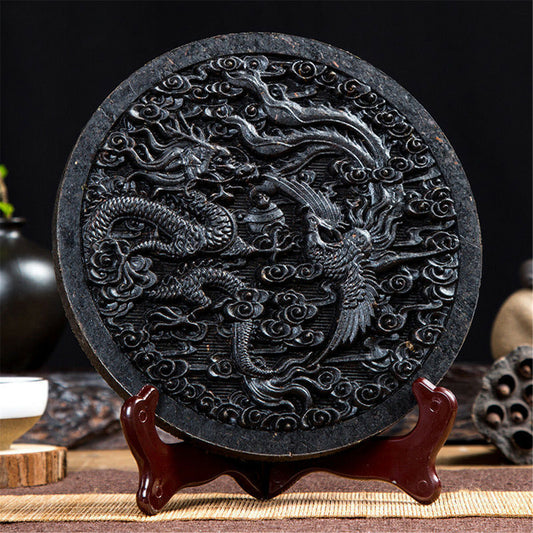 500g Dragon & Phenix Big Red Robe Tea Black Tea Cake Da Hong Pao Tea Organic