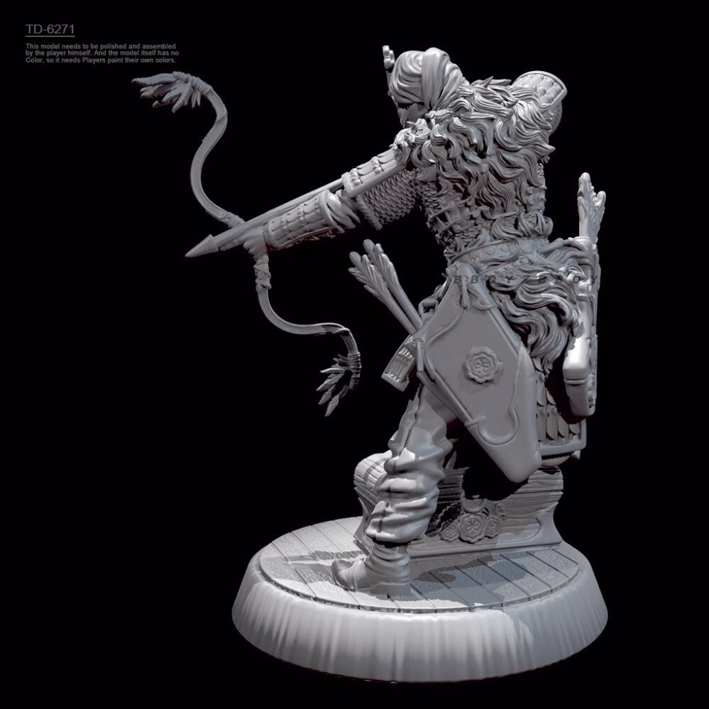 1/24 resin figure model kit Nile Desert Sagittarius 3D Printing Unassembled