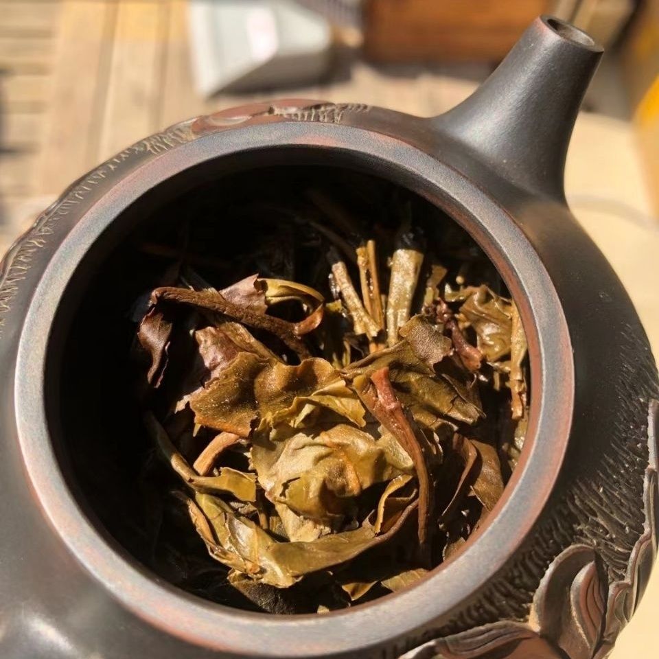 2008 Yunnan Pu'er Tea Raw Tea Wild Big Leaf Green Cake Old Puerh Raw Tea 357g