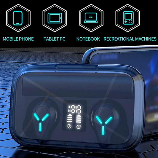 Bluetooth 5.1 Wireless Earbuds Headphone Headset Noise Cancelling TWS Waterproof