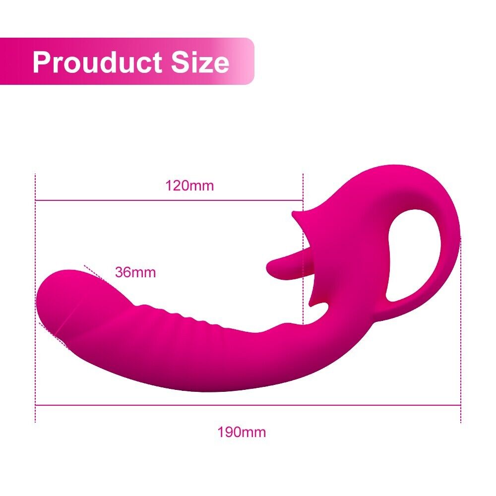 Clitoral Licking G Spot Vibrator Realistic Dildo Clitoralis Stimulator for Women