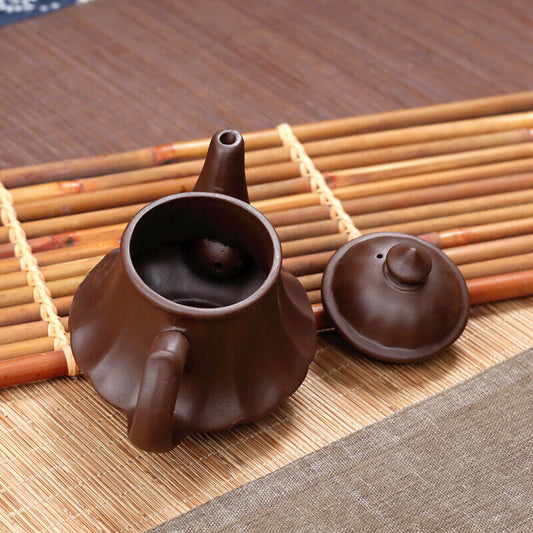 1PC Handcarved Purple Clay Teapot Combined Teapot