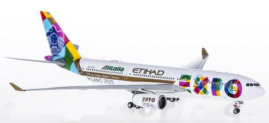 1:400 Phoenix ETIHAD AIRWAYS AIRBUS A330-200 Passenger Airplane Diecast Model