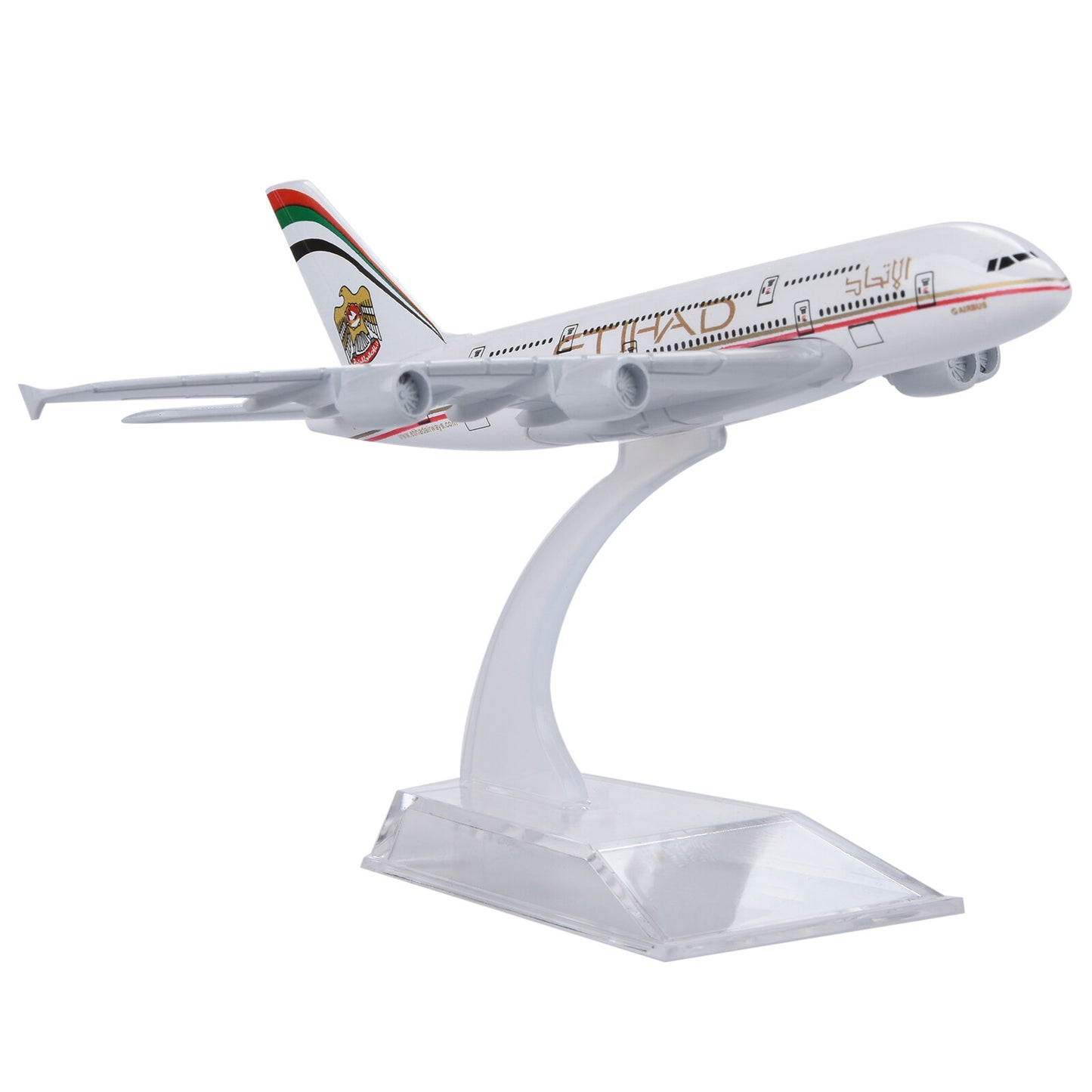 1:400 16cm A380 Etihad Airways Airplane Model Plane Alloy Aircraft Ornaments