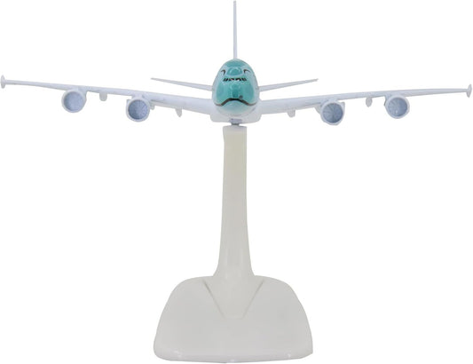 1:500 15cm A380 ANA Sea Turtle Metal Airplane Model Plane Toy Plane Model Green
