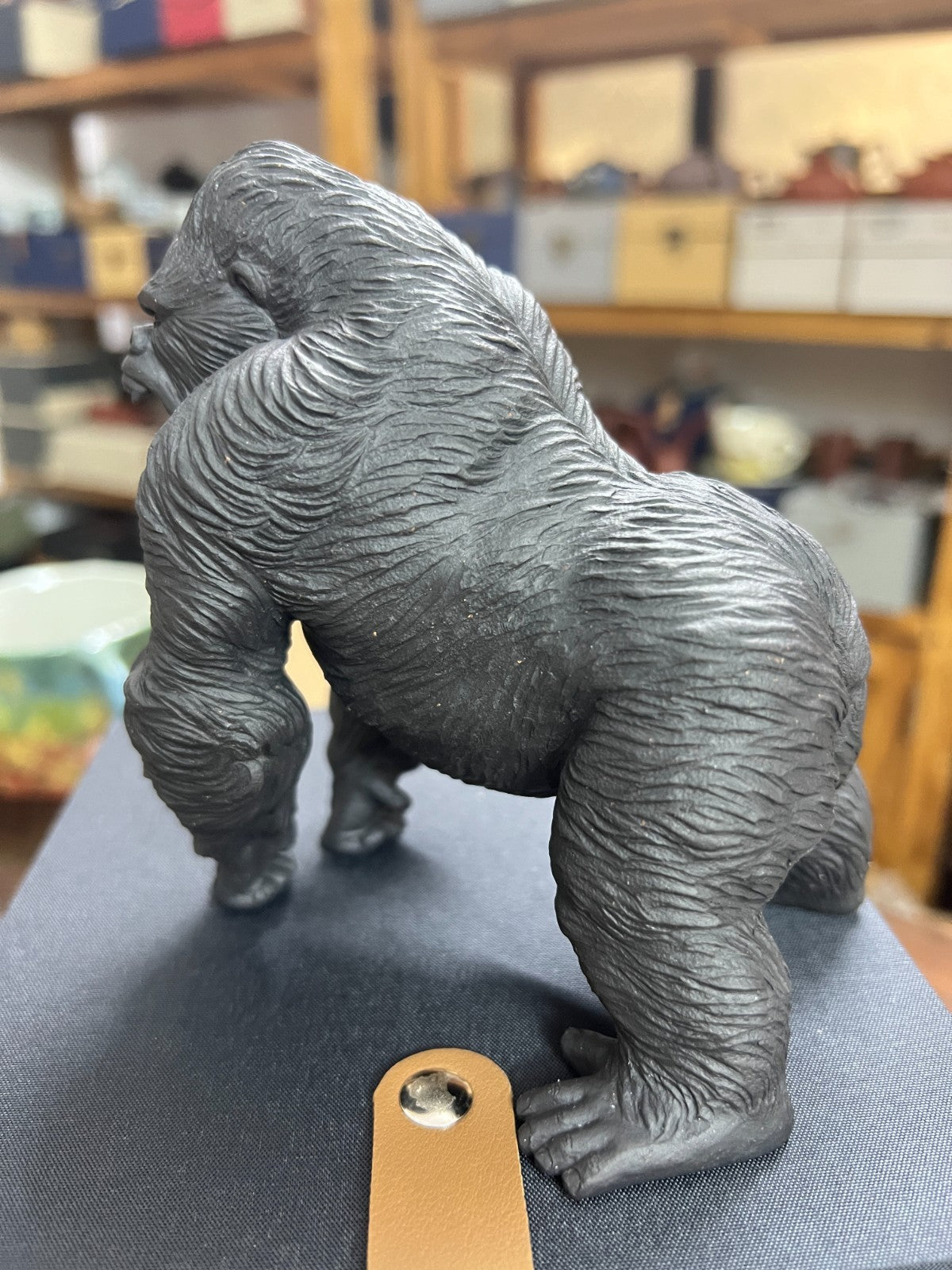 chinese yixing accessories zisha tea pet King Kong decoration black Clay Gorilla