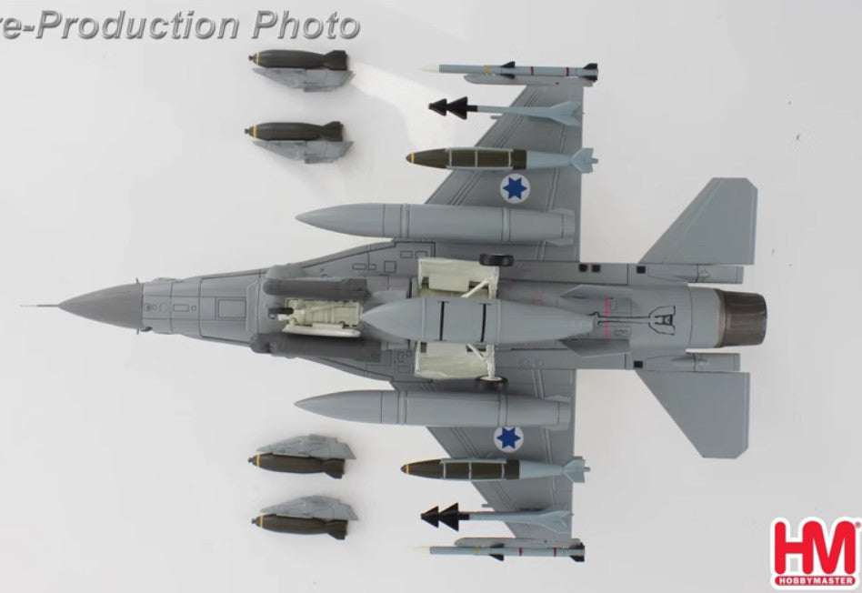 1:72 HM F-16I Sufa 455 119 Squadron "The Bat" IAF Fighter Diecast Aircraft Model