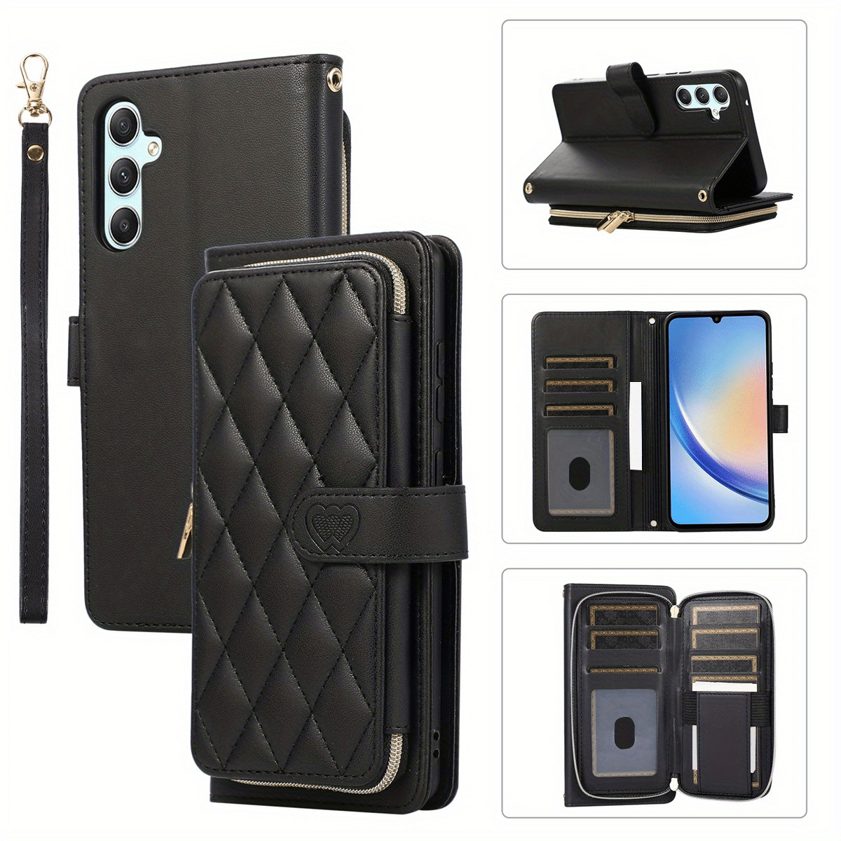 Crossbody Wallet Case for Samsung Galaxy A26 A36 A56 A16 A55 A35 A15 A54 A25 A73