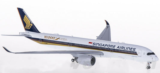 1:400 JC Wings SINGAPORE AIRLINES AIRBUS A350-900 Passenger Plane Diecast Model