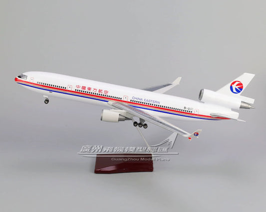 47CM 1:130 CHINA EASTERN McDonnell Douglas MD-11 Plane Landing Gear Resin Model