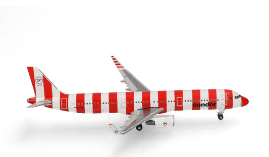 1:500 Herpa Condor AIRBUS A321 Passenger Aircraft Diecast Plane Airplane Model