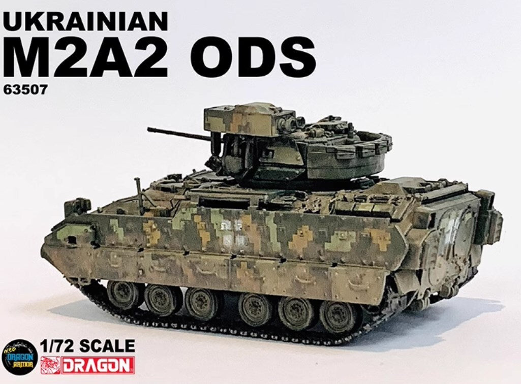 1/72 Ukraine M2A2 ODS Bradley Infantry Tank Model Digital Painting