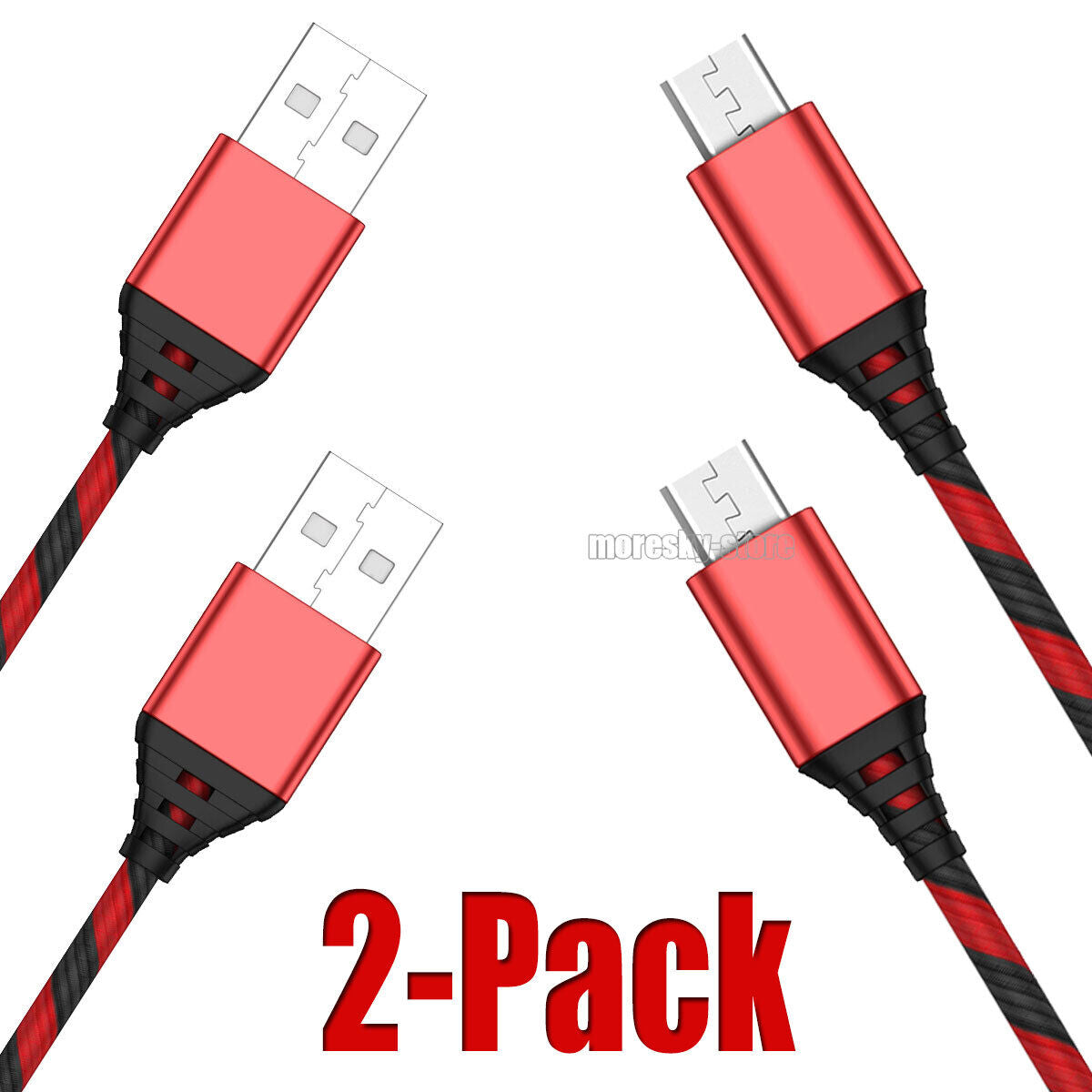 2x Micro USB Charging Cable 3/6/10ft Data Charge Cord For Moto G5 G6 Play G8