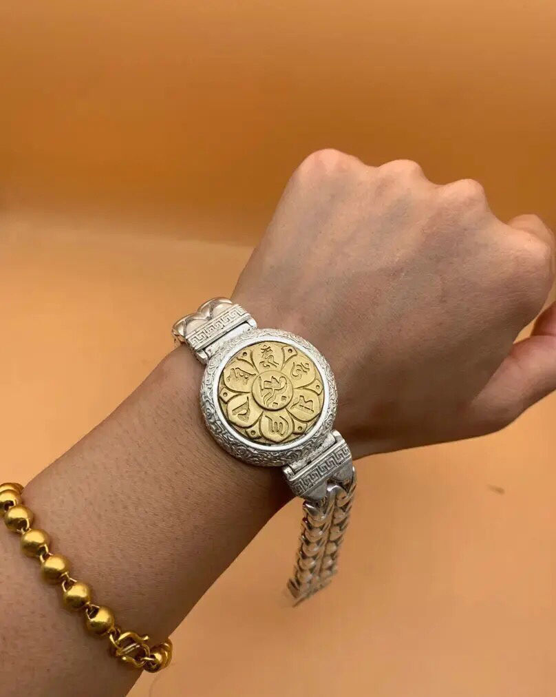 fashion Chinese miao silver tibet silver miao silver bracelet gift