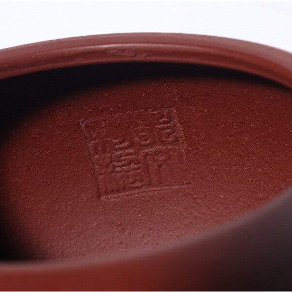 Yixing Zisha Dahongpao Clay Pottery Tea Pot Xishi Pot Ball Shaped Infuser Holes