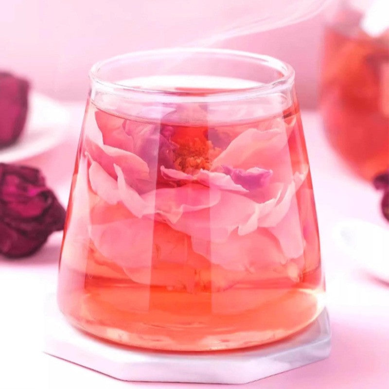 50g Special Grade Ink Red Rose Flower Tea Premium Yunnan Beauty Tea Canned Tea