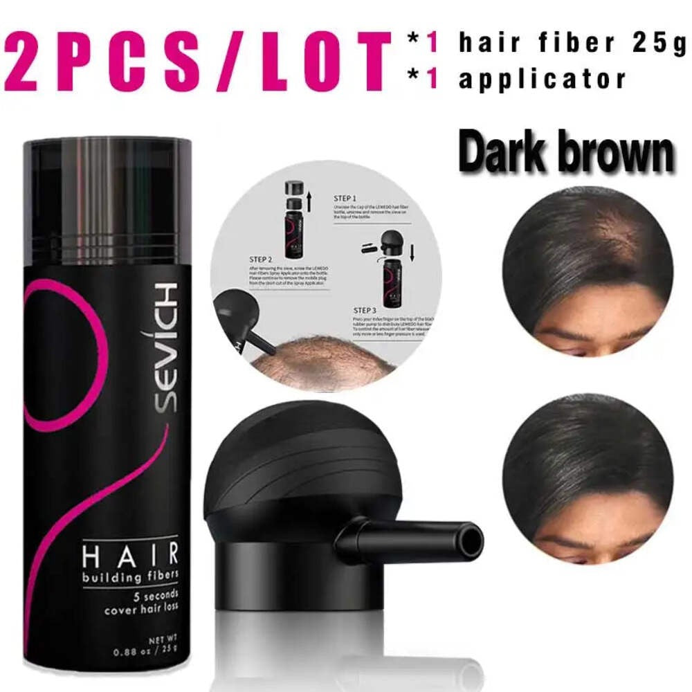Keratin Hair Fiber Set 25g with Applicator