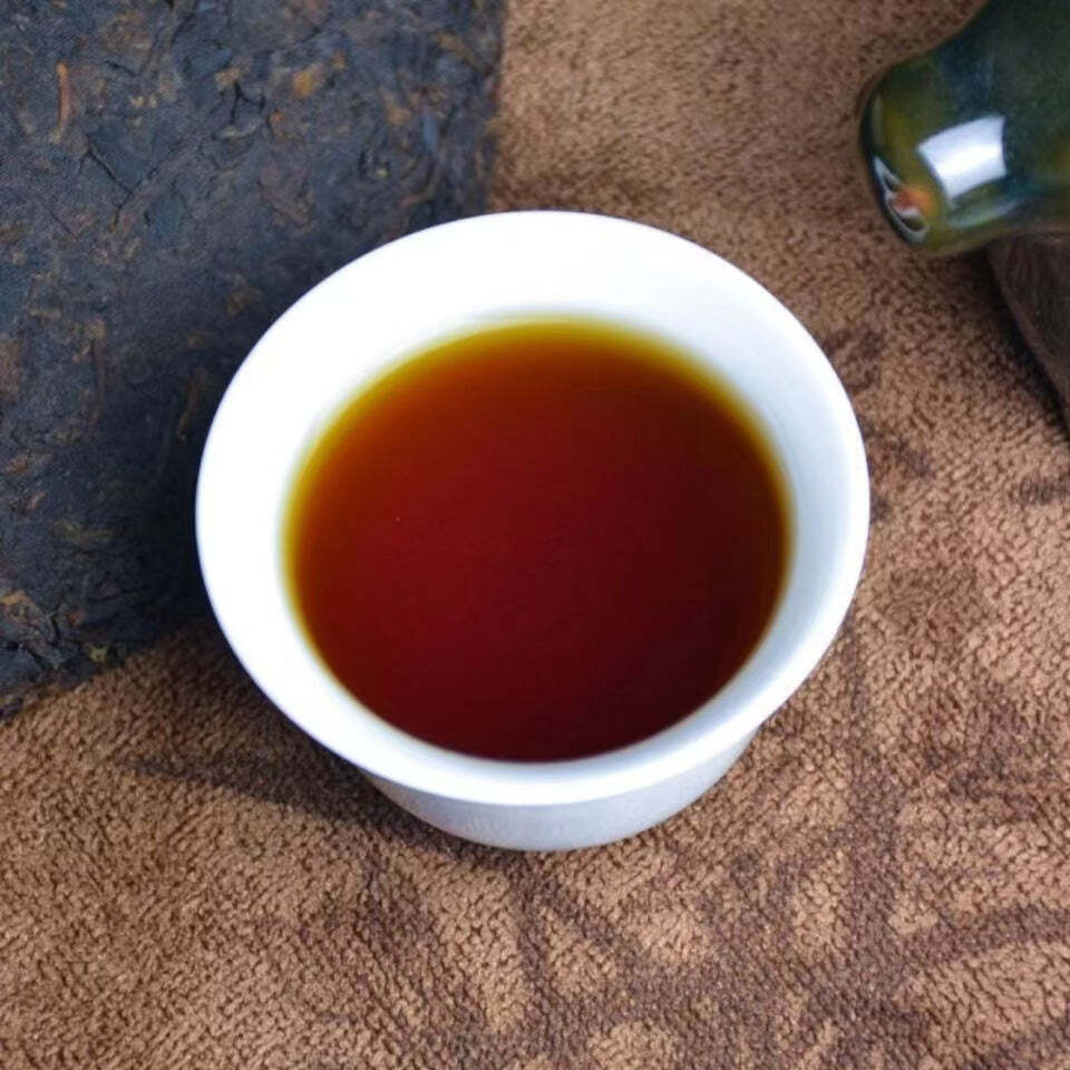 357g Ripe Puerh Tea Cake Cooked Yunnan Old Pu-erh Chinese Slimming Tea