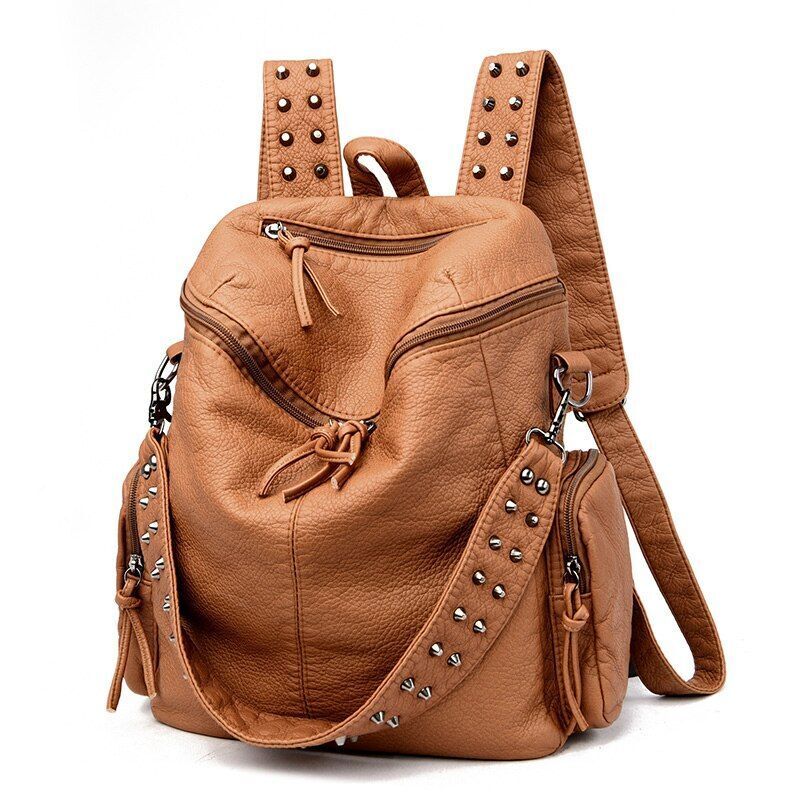Backpacks Soft Big Luxury Anti-theft Travel Bags Large School Purse 28*13*34 CM