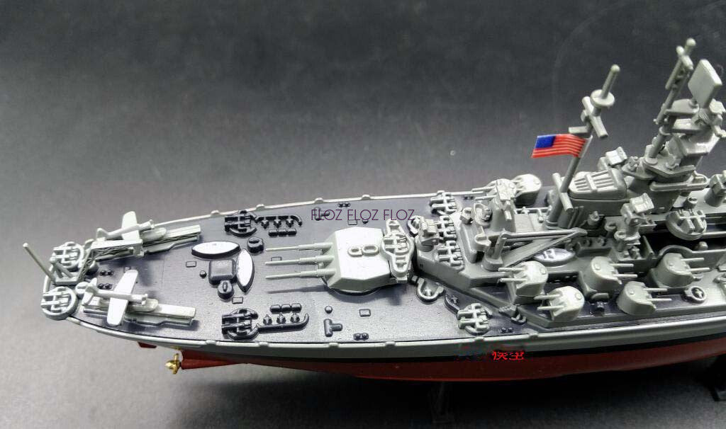 FloZ WWII Battleship USS Massachusetts BB-59 1/1000 diecast Model Ship