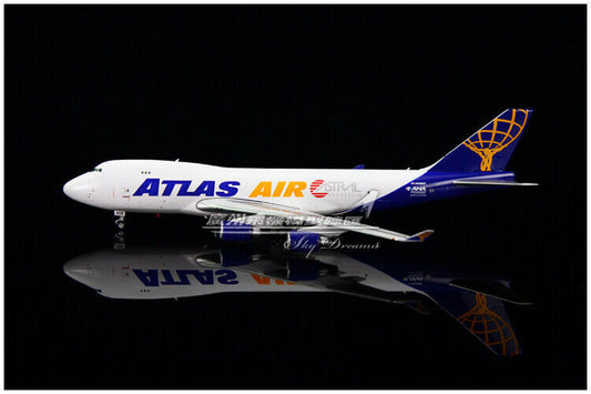 1:400 JC Wings ATLAS AIR BOEING 747-400 Passenger Airplane Diecast Plane Model