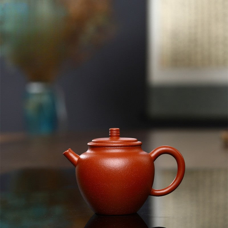 Chinese Kungfu Tea Pot Marked Real Yixing Zisha Jiangpo Clay 120ml Handmade Pot