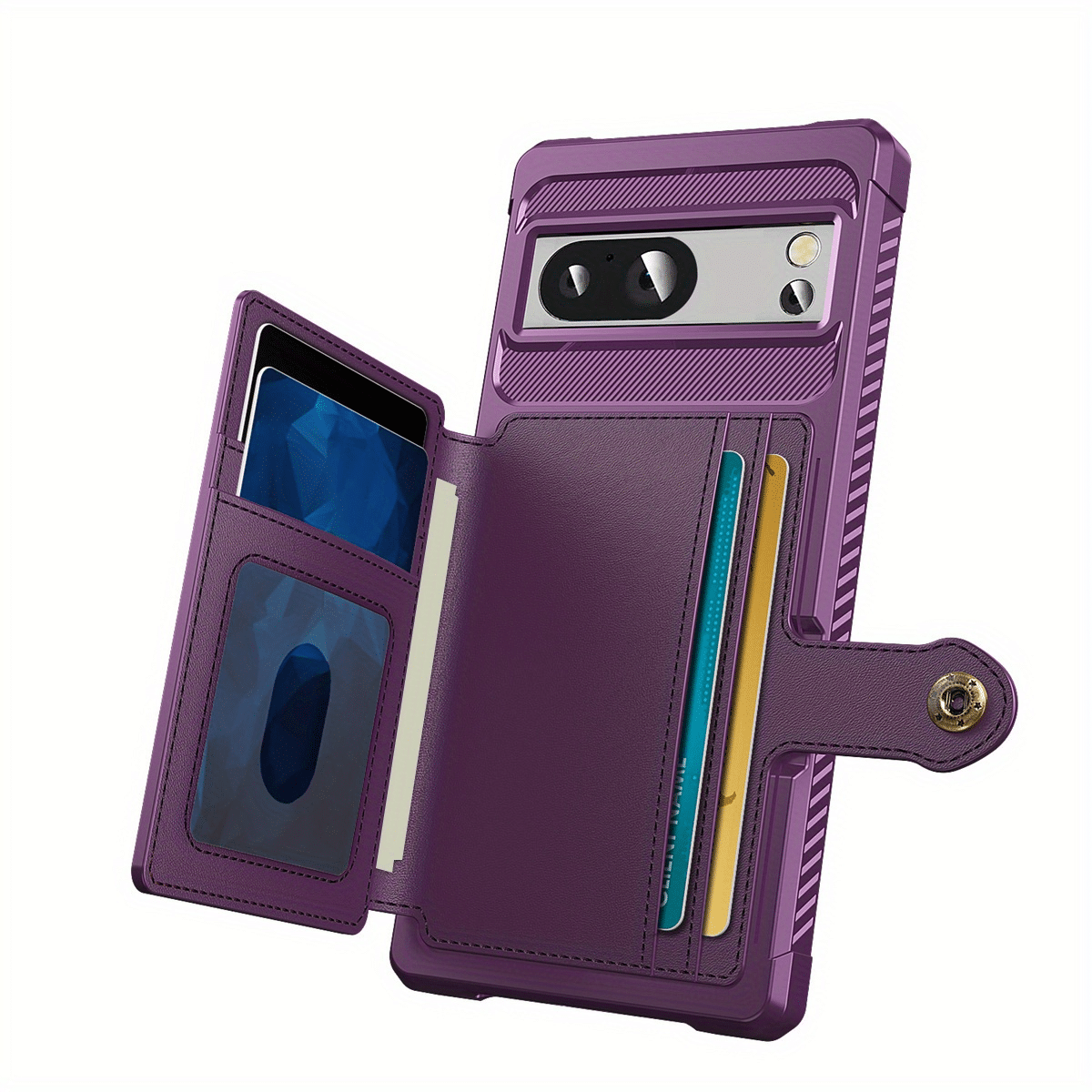 For Google Pixel 8 7 Pro Pixel 8 7 PU Leather Flip Wallet Cover with Card Holder