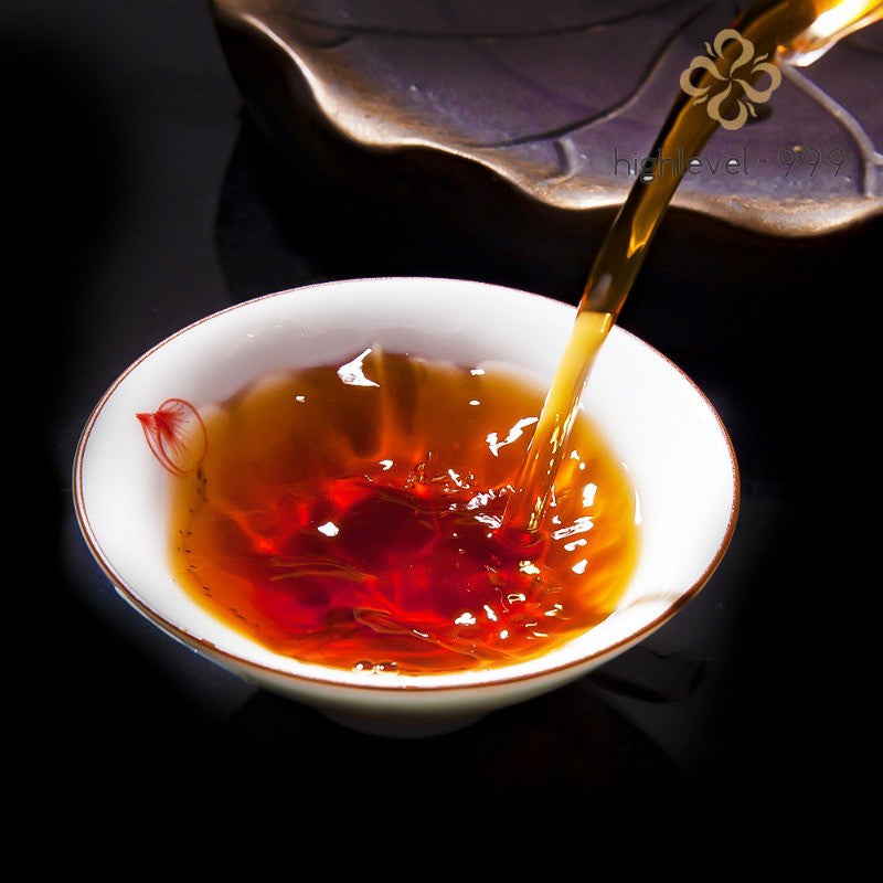 100g Ripe Pu'er Mini Tea Cake Yunnan High Mountain Fermented Pu'er Tea
