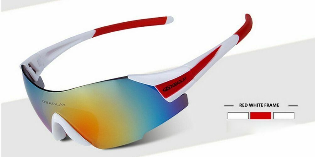 UV400 Cycling Glasses Outdoor Motorcycle Sunglasses Eyewear Frameless Hiking