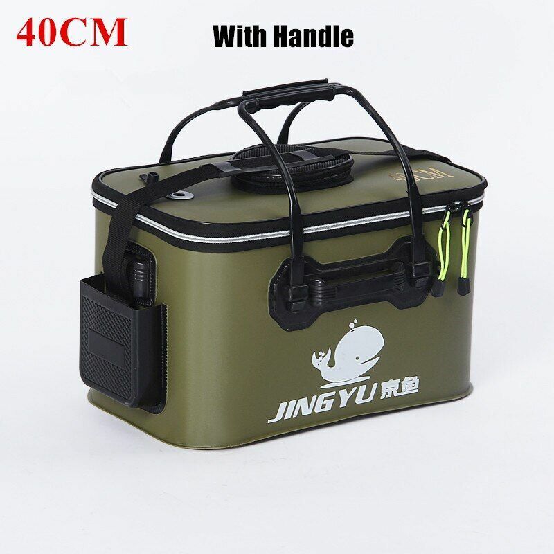 Fishing Bag Thicken Folding Bucket Portable Live Box Storage Outdoor Waterproof