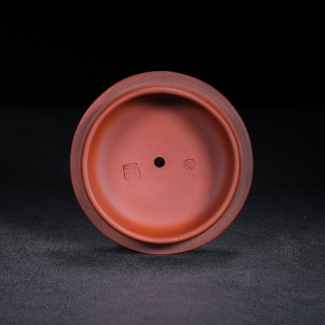 Chinese Yixing Zisha Clay Handmade Exquisite Teapot(汉瓦 底款:顾景舟)