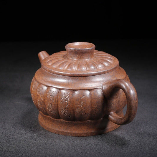 vintage chinese yixing purple clay teapot zisha ceremony teaware art collection