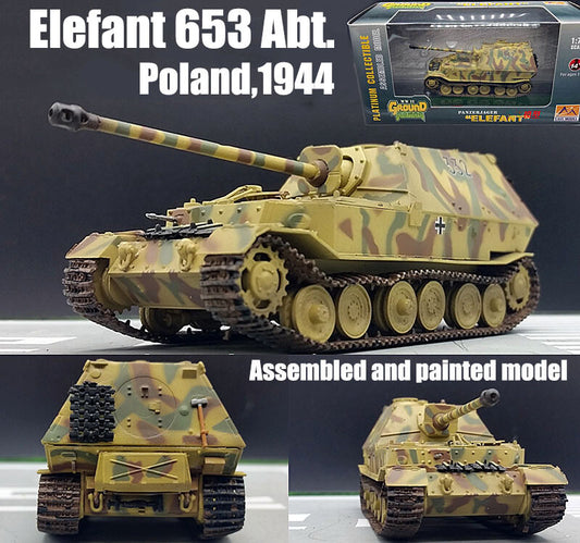 WWII German Elephant elefant tank destroyer poland 1944 1/72 diecast Easy model