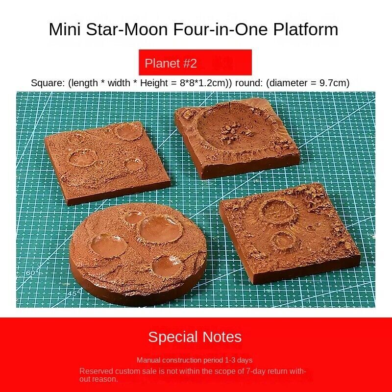 Platform Moon Model Moon Planet Landscape Finished Scene Display Props