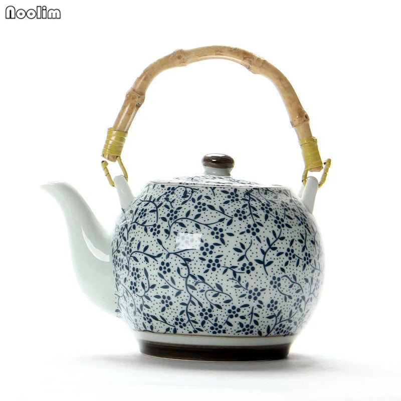 1000ml High Temperature Resistant Ceramic Teapot Filter Household Porcelain