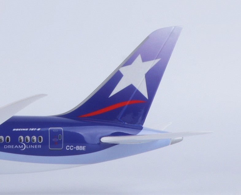 1:130 43CM LAN BOEING 787 Passenger Airplane Landing Gear Resin Aircraft Model