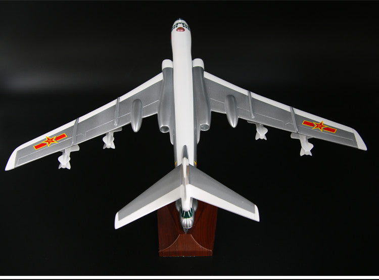 40CM 1:86 China H-6G Bomber Fighter Jet Airplane Resin Aircrarft Plane Model