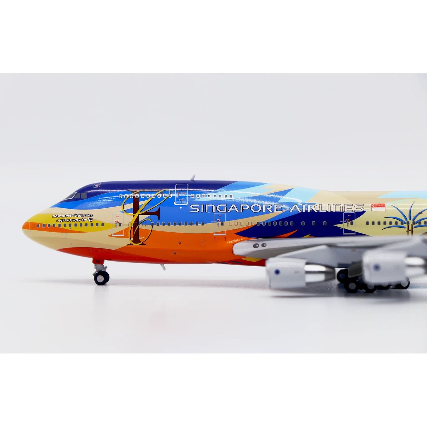 1:400 JC Wings Singapore Airlines B747-400 9V-SPK Plane Diecast Aircraft Model