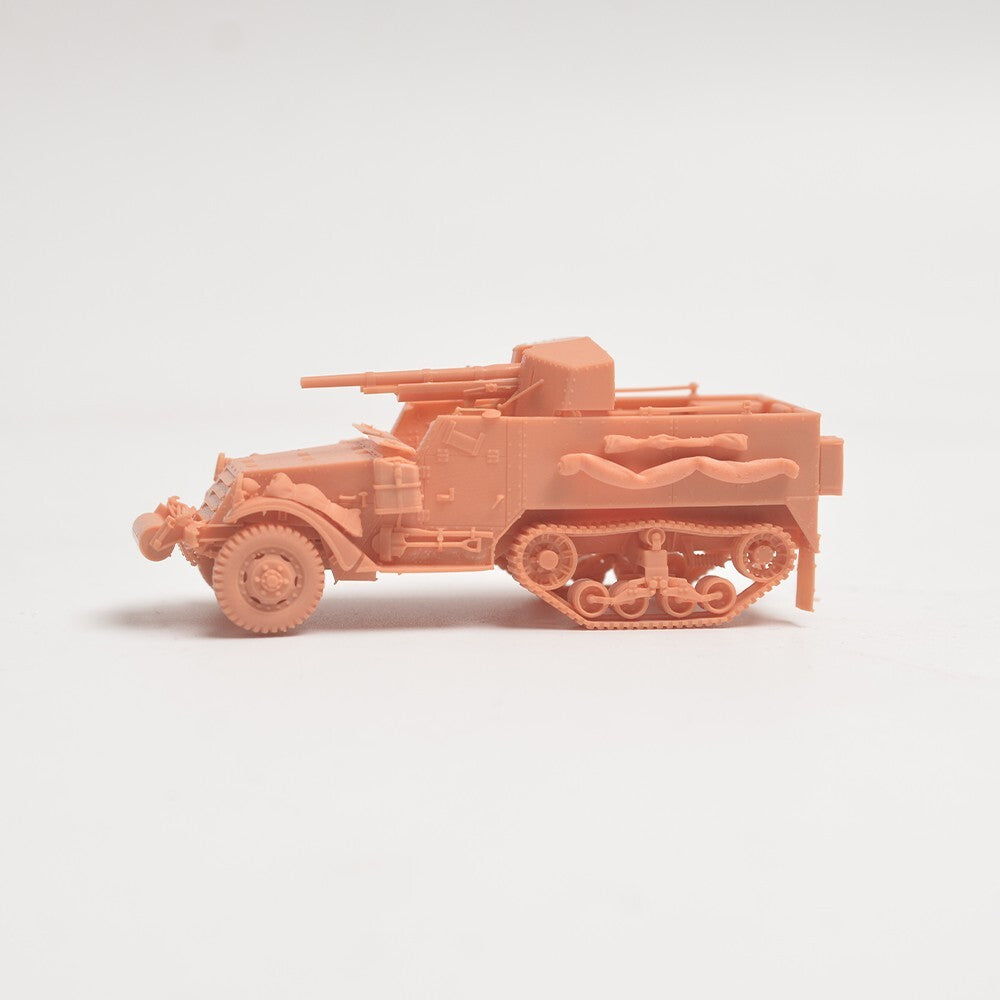 SSMODEL SS72551 1/72 25mm Military Model Kit US M3 Multiple Gun Motor Carriage