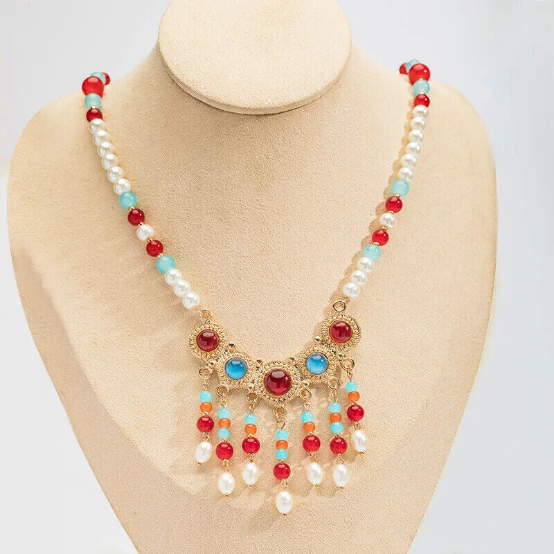 Ancient Chinese Necklace Accessoreis Chain Long Hanfu Dress Decorative Jewelry