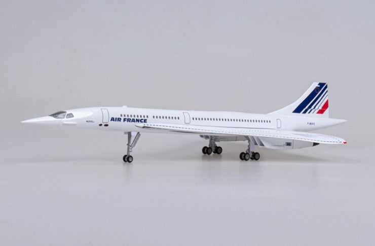 1:125 50CM AIR FRANCE Concorde Airplane Led Sound-Controlled Light Resin Model