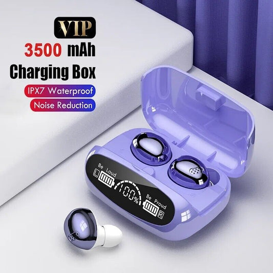 Bluetooth 5.0 Earbuds for Smart Phone Cell Headset Wireless Earphone Waterproof