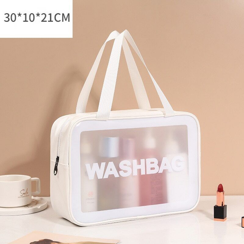 Portable Travel Storage Bag Toiletry Organize Waterproof PVC Cosmetic Bags Women