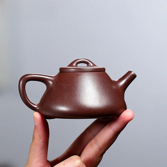 100ML Yixing Purple Clay Teapots Handmade plum blossom Kettle Zisha Tea Set Gift