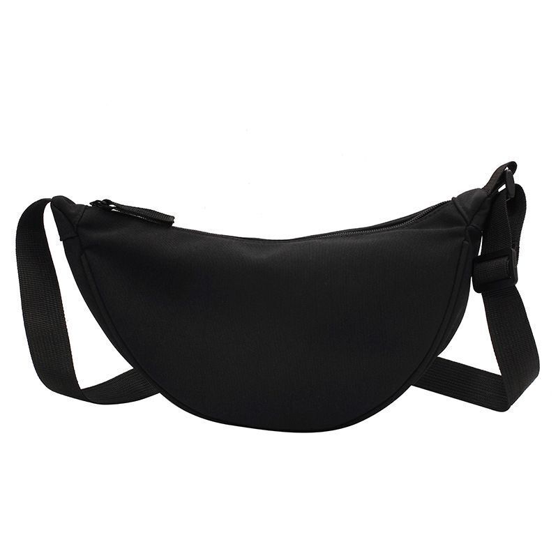 Crossbody Canvas Sling Bag Hobos Chest Students Shoulder Bag Adjustable Straps