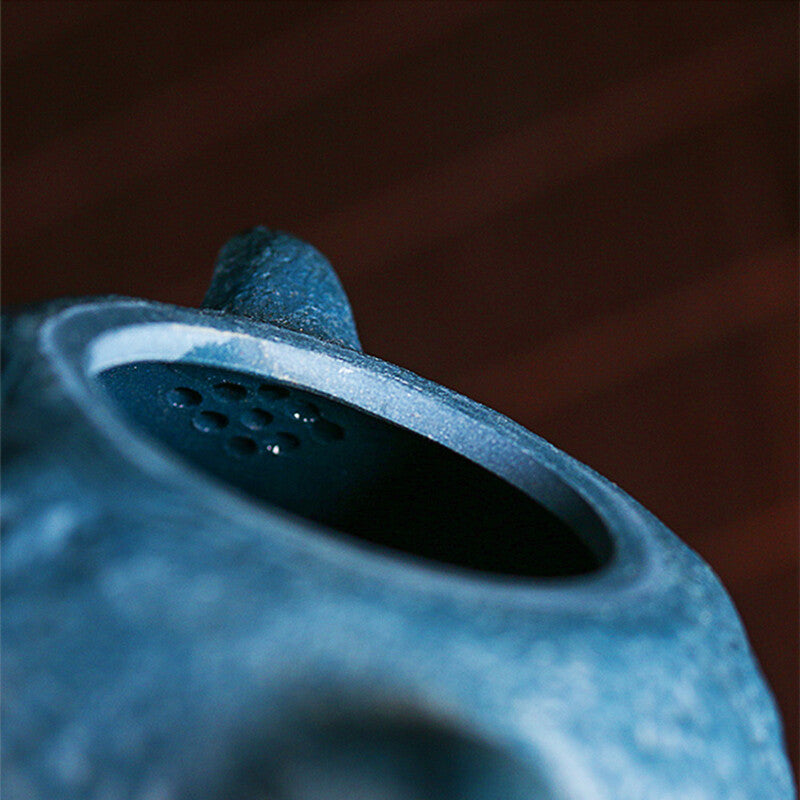 Handmade Tea Pot Dragon Carved Yixing Zisha Tianqing Clay Pot 300ml Traditional
