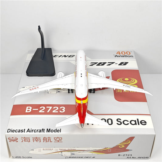 1:400 Aviation Hainan Airlines BOEING B787-8 Passenger Plane Diecast Plane Model